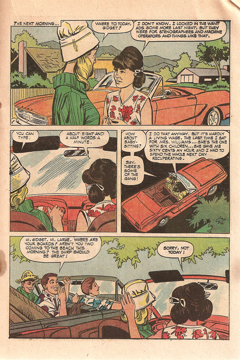 1966 Gidget Comic no.1 page 13