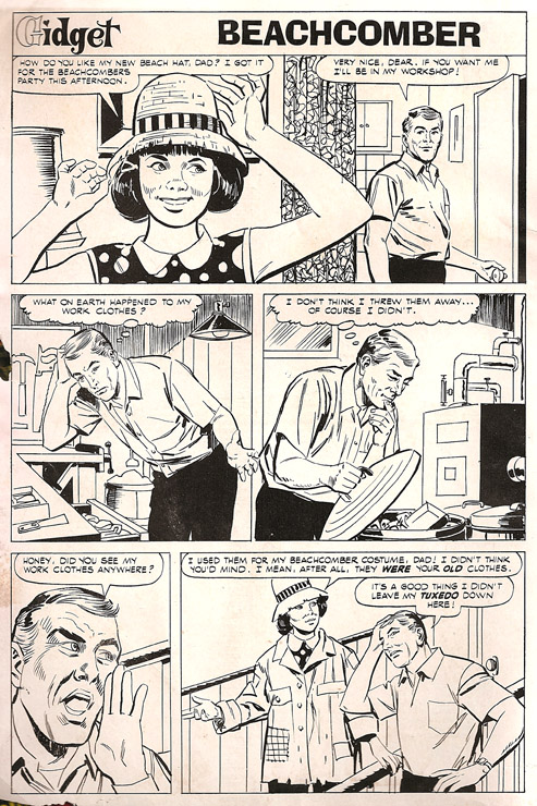 1966 Gidget Comic no.1 inside back cover