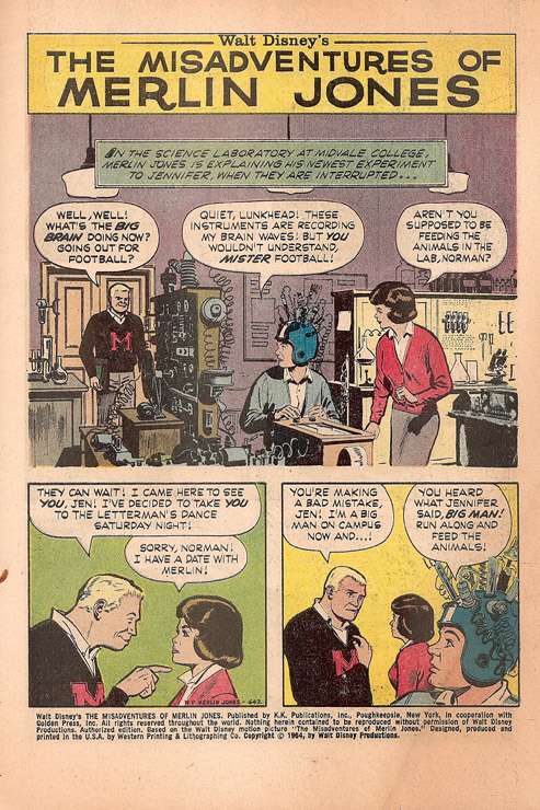 1964 Merlin Jones Comic page 1