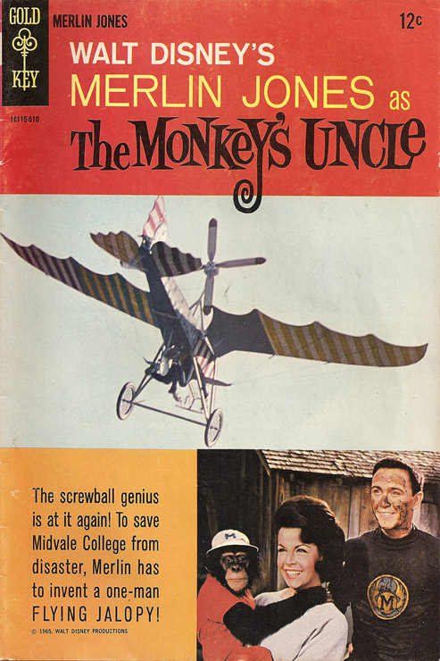 1965 Monkey's Uncle Comic cover