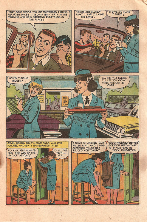 1966 Gidget Comic no.1 page 17