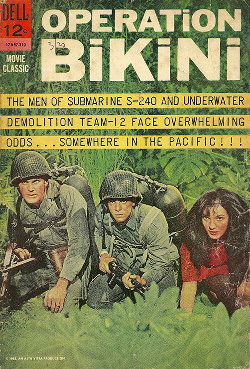1963 Operation Bikini Comic cover