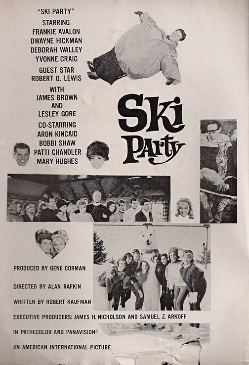 1965 Ski Party Comic inside cover